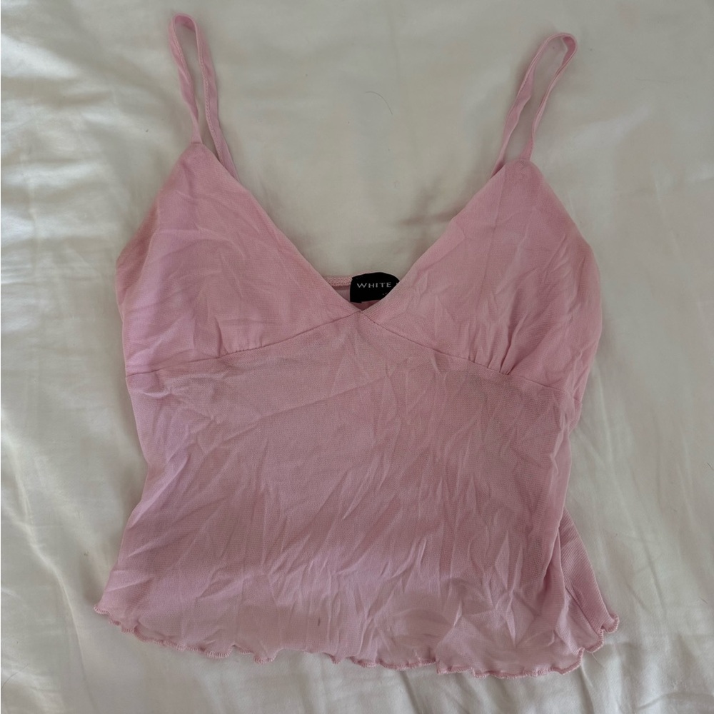 White Fox Tank Top